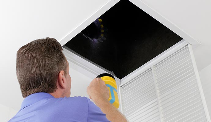 Professional air duct inspection Professional air duct inspection