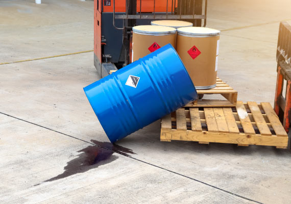industrial chemical spill cleanup