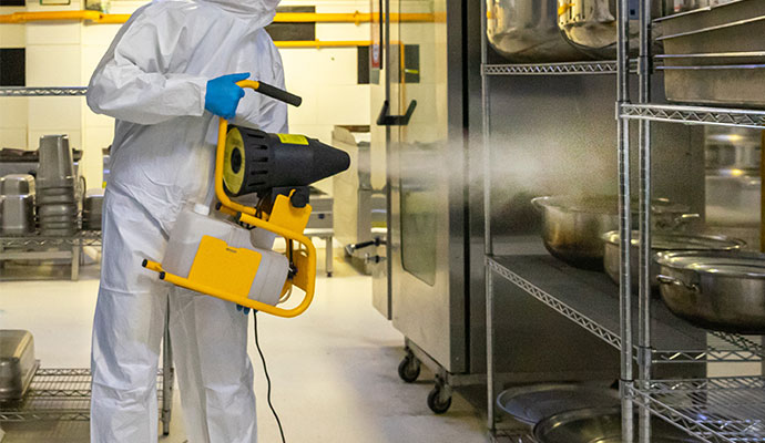 Professional commercial disinfection services