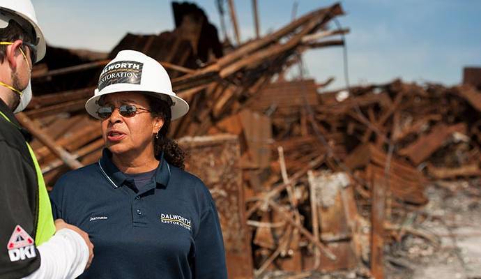 Storm damaged property Storm damaged property