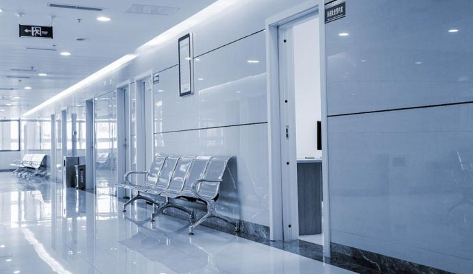 Inside view of a health care