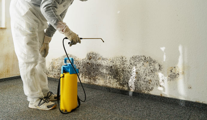 Mold removing using equipment.