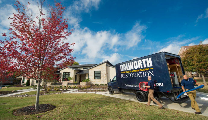 Dalworth restoration service vehicle.