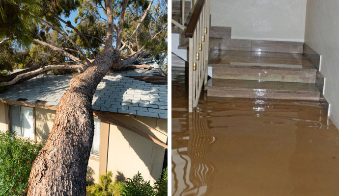 Storm and flood damage restoration