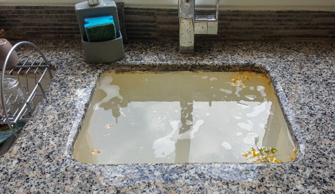 Kitchen sink overflow